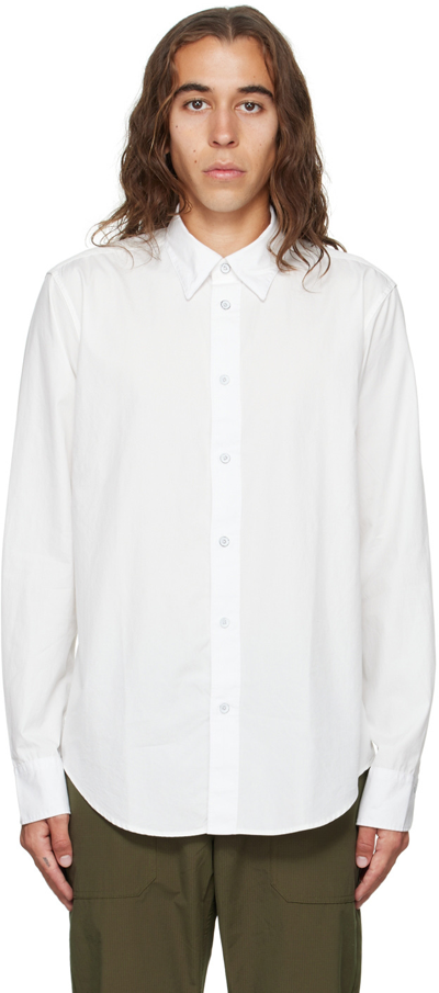 Shop Rag & Bone White Zac 365 Shirt In Marsh