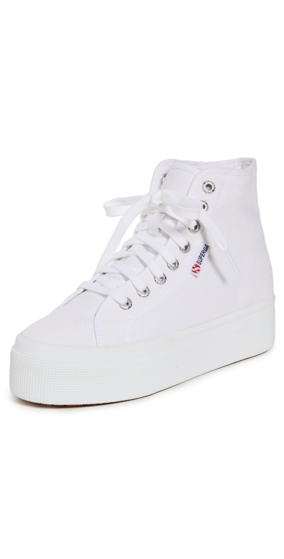 Shop Superga 2708 Hi Top Sneakers In White