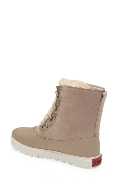 Sorel Joan Of Arctic Next Lite Waterproof Wedge Snow Boot In Omega Taupe Fa