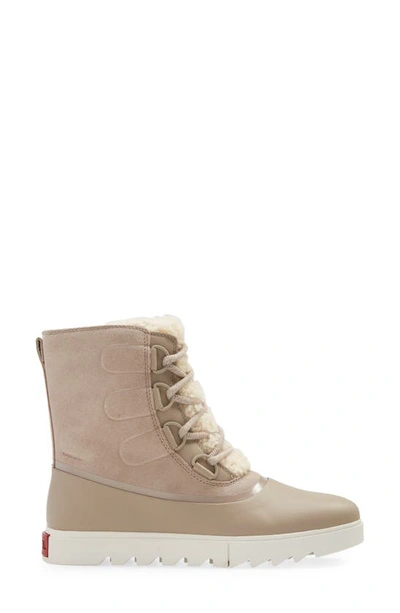 Shop Sorel Joan Of Arctic Next Lite Waterproof Wedge Snow Boot In Omega Taupe Fa