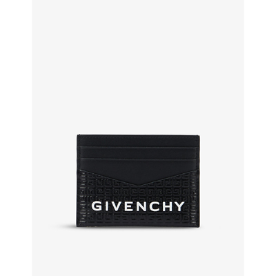 Shop Givenchy Men's Black G-essentials Leather Card Holder