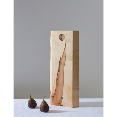 Shop Goldfinger Grained Upcycled Sycamore-wood Serving Board 40cm