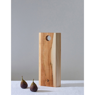 Shop Goldfinger Grained Upcycled Sycamore-wood Serving Board 35cm