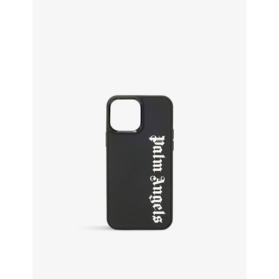 Shop Palm Angels Logo-print Iphone 13 Pro Max Case In Black White
