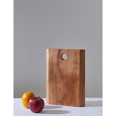 Shop Goldfinger Grained Upcycled-beechwood Serving Board 30cm