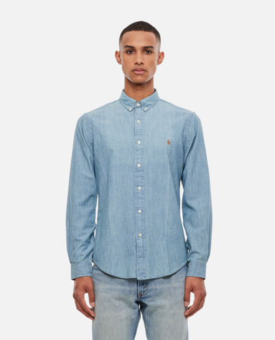 Polo Ralph Lauren Denim Shirt In Clear Blue | ModeSens