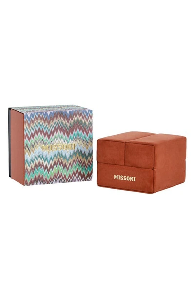 Shop Missoni M1 Leather Strap Watch, 29mm In Ip Champagne