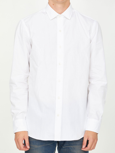 Shop Salvatore Piccolo White Cotton Shirt