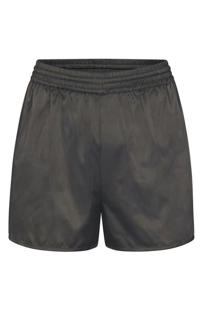 Shop Skims Utility Sport Loose Shorts In Gunmetal