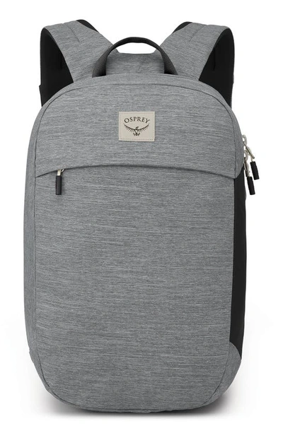 Shop Osprey Large Arcane Recycled Polyester Commuter Backpack In Medium Grey Heather