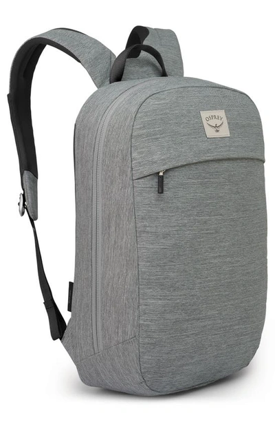 Shop Osprey Large Arcane Recycled Polyester Commuter Backpack In Medium Grey Heather