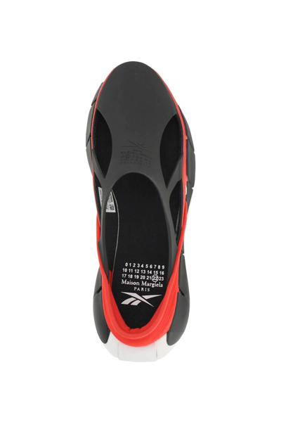 Shop Maison Margiela Project 0 Cr Reebok Sneakers In Black,red,white