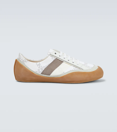 Shop Jw Anderson Bubble Canvas Sneakers In White