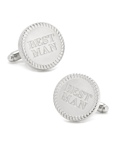 Shop Cufflinks, Inc Best Man Cufflinks In Silver
