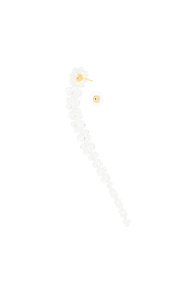 Shop Simone Rocha Drip Pendant Earrings In White