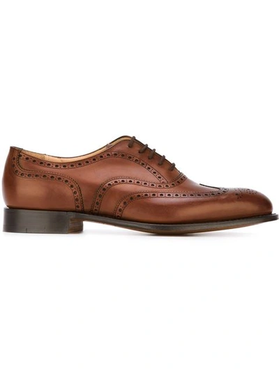 Church's Burwood Polished Binder Shoes In Light Brown