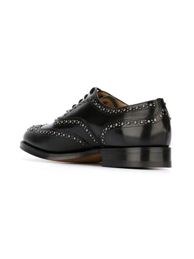 Shop Church's Studded Brogues In Black