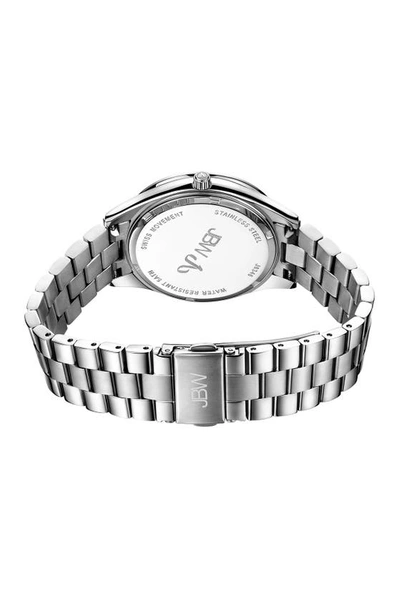 Shop Jbw Cristal 39 Diamond Bracelet Watch, 39mm In Silver