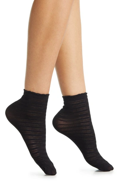 Shop Oroblu Harmonic 2-pack Ankle Socks In Black