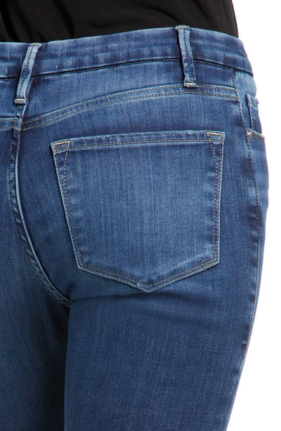 Shop Frame Le Crop Mini Bootcut Raw Hem Jeans In Lupine