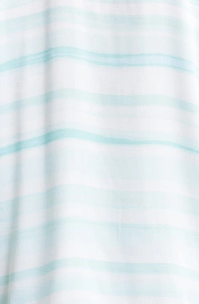 Shop Splendid Short Pajamas In Wash Stripe Aqua