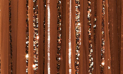 Shop Mac Duggal Embellished One-shoulder A-line Gown In Copper