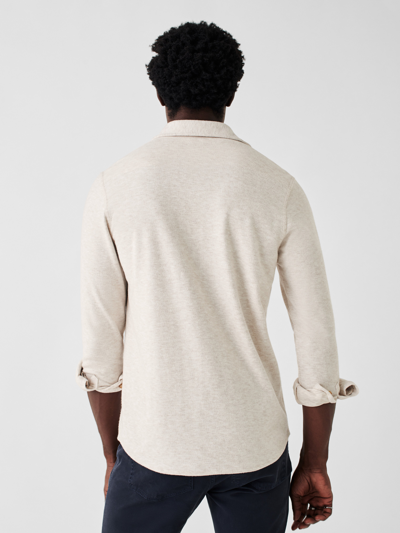 Shop Faherty Legend&trade; Sweater Shirt In Off White
