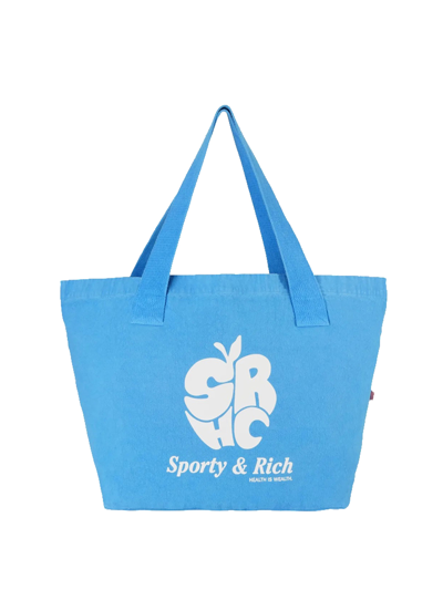 Shop Sporty And Rich Apple Tote Bag