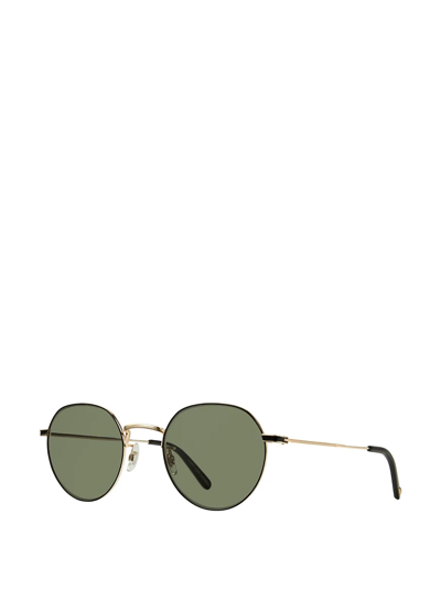 Shop Garrett Leight Sunglasses In Gold-black