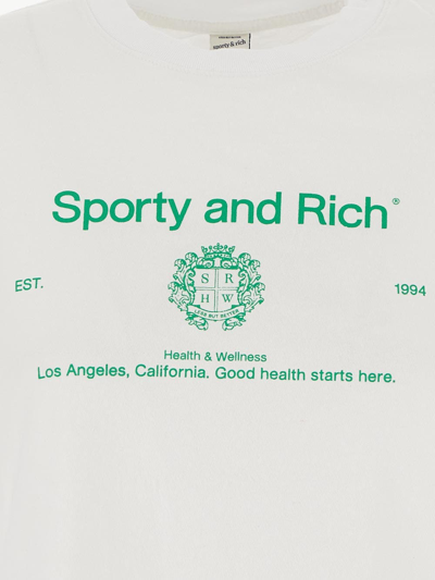 Shop Sporty And Rich Health & Wellness T-shirt In White