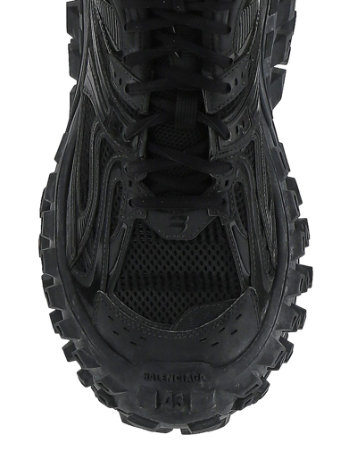 Shop Balenciaga Defender Sneakers In Black