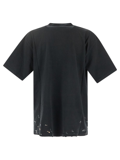 Shop Balenciaga 90/10 Oversize T-shirt In Black