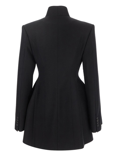 Shop Balenciaga Minimal Hourglass Jacket In Black