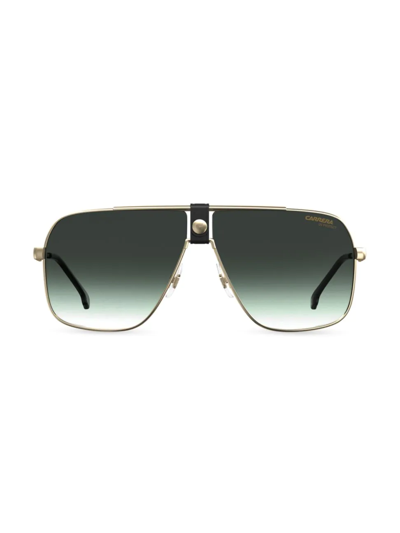 Shop David Beckham Men's 1018/s 63mm Aviator Sunglasses In Gold
