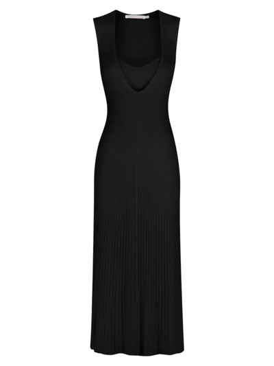 Shop Hansen + Gretel Women's Mood Ring Zanita Knit Midi-dress In Black