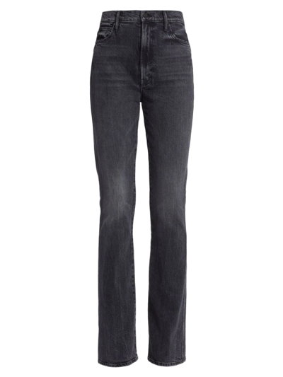 Shop Mother Women's High-waisted Smokin' Double-heel Jeans In On The Fly