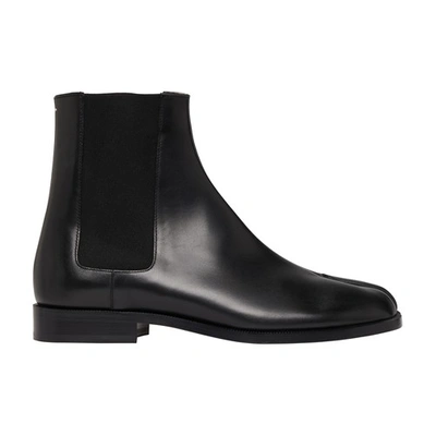 Shop Maison Margiela Tabi Chelsea Boots In Black