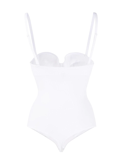 Wolford Mat De Luxe Forming Bodysuit In White