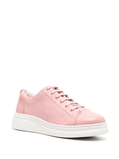 Shop Camper Runner Up Lace-up Sneakers In Pink