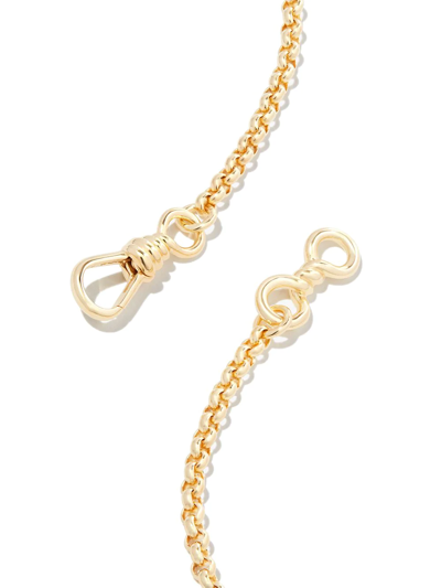 Shop Otiumberg Locked Chain Necklace In Gold