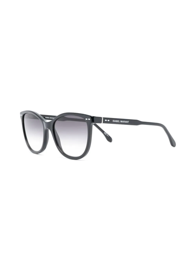 Isabel Marant Eyewear Square Tinted Sunglasses In Black