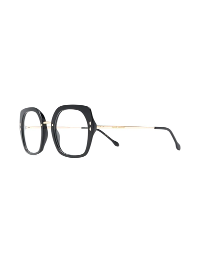Shop Isabel Marant Eyewear Oversized Square-frame Glasses In Black