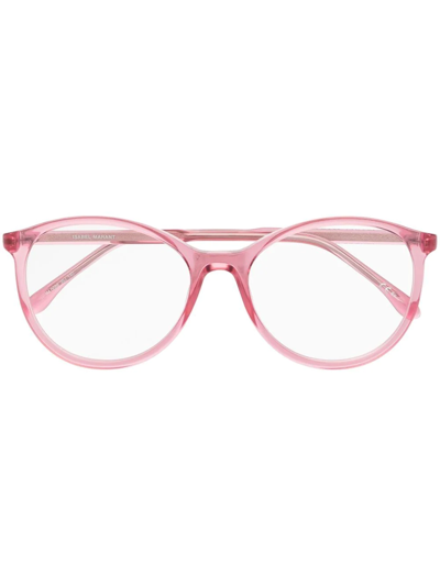 Shop Isabel Marant Eyewear Round-frame Glasses In Pink