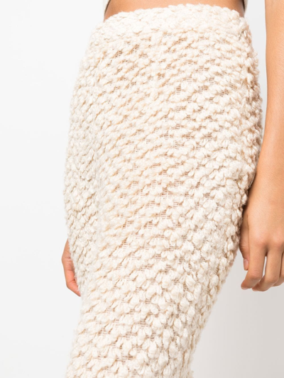 Rokh Off-white Flared Lounge Pants In Neutrals