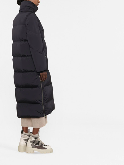 Shop Woolrich Aurora Long Puffer Parka In Black