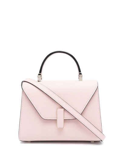 Shop Valextra Micro Iside Tote Bag In Pink