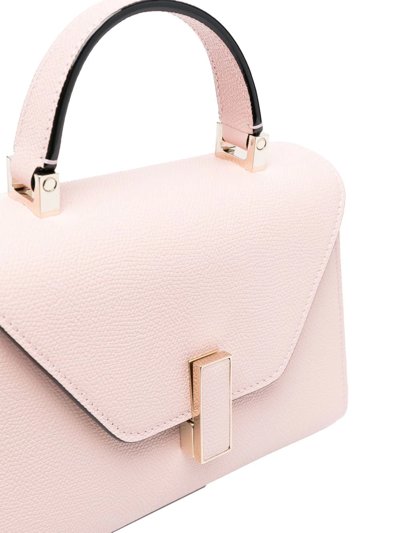 Shop Valextra Micro Iside Tote Bag In Pink