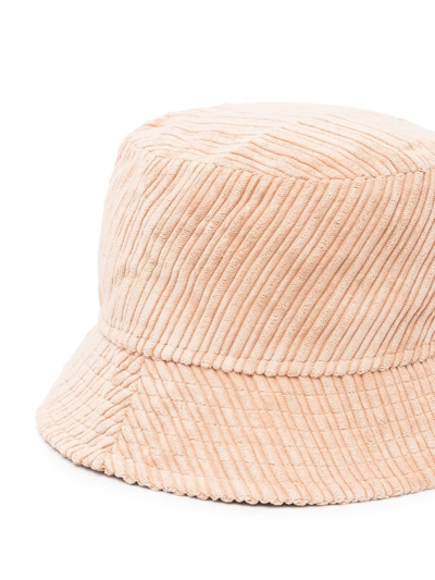Shop Isabel Marant Corduroy Bucket Hat In Neutrals