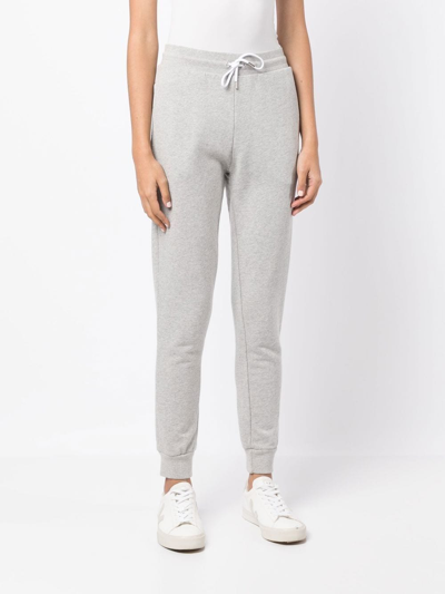 Maison Kitsuné Slim-cut Track Pants In Grey