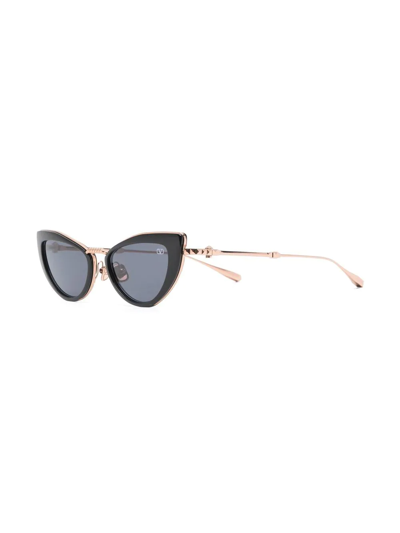 Valentino Rockstud Cat-eye Frame Sunglasses In Black